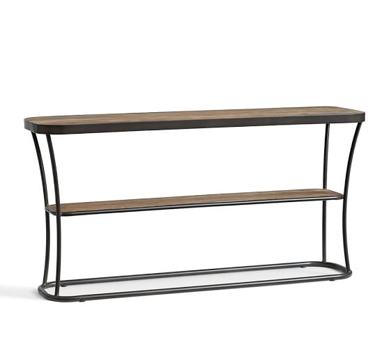 Console Tables Sofa Entryway Pottery Barn Bartlett Reclaimed Wood Console Table