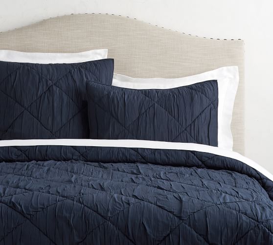 Voile Diamond Quilt & Sham Pottery Barn