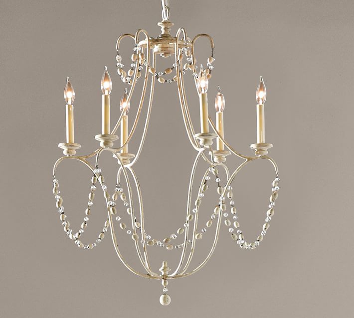 Rowan Iron Beaded Chandelier Pottery Barn