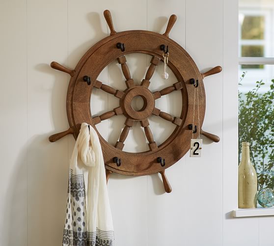 Ship Wheel Hooks Pottery Barn Ship Wheel Hooks