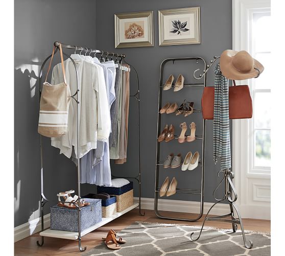 New York Closet Clothes Rack Pottery Barn Alternate View