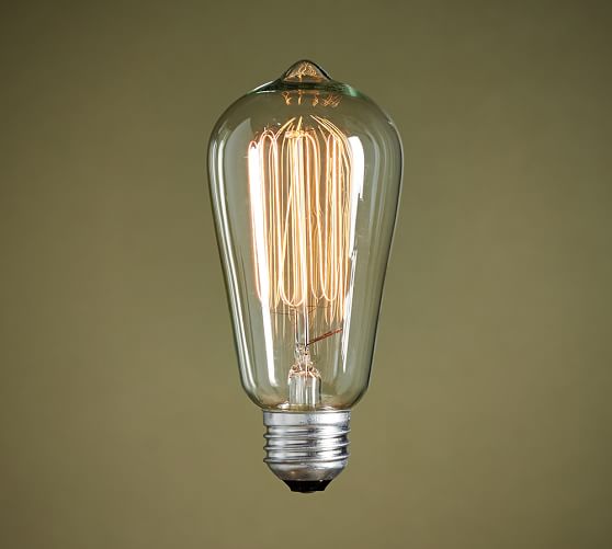 teardrop filament 40w light