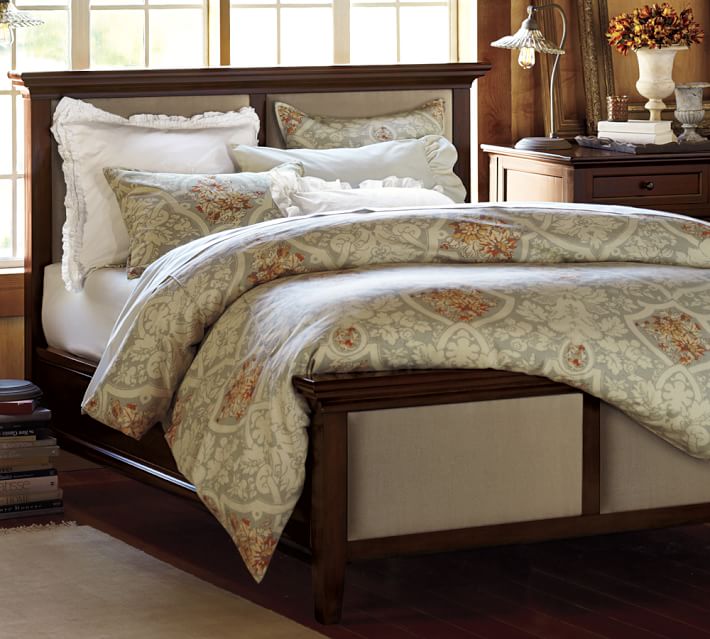 Hudson Upholstered Bed Pottery Barn