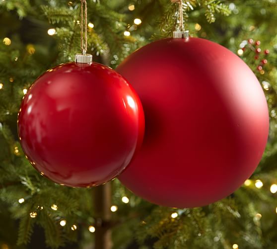 Outdoor Christmas Ball Ornaments 