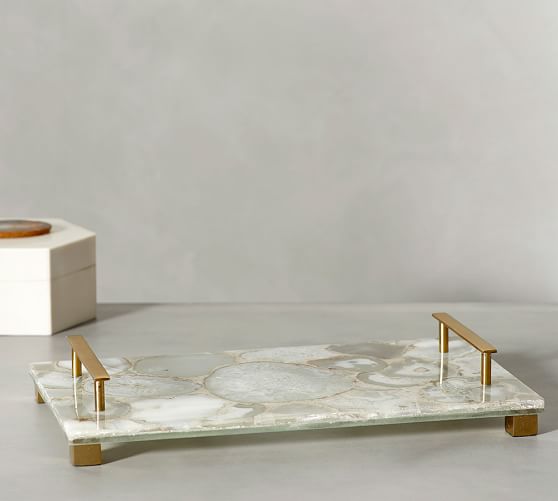 Antoinette Agate Tray Pottery Barn Antoinette Agate Tray