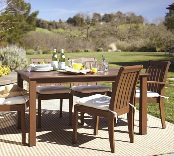 Ham Fixed Dining Table Chair Set Honey Pottery Barn Ham Fixed Dining Table Chair Set Honey