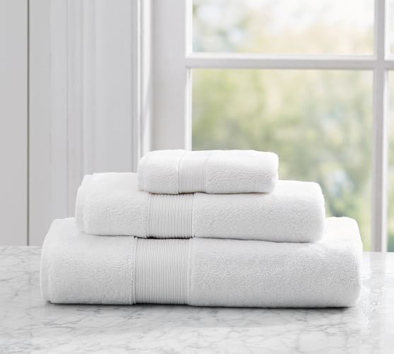 PB Classic Wash Cloth Towel - White
