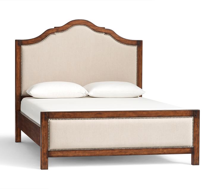 Laurel Upholstered Bed Pottery Barn