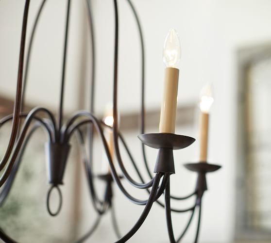 Armonk 6 Arm Indoor Outdoor Chandelier Pottery Barn Armonk 6 Arm Indoor Outdoor Chandelier