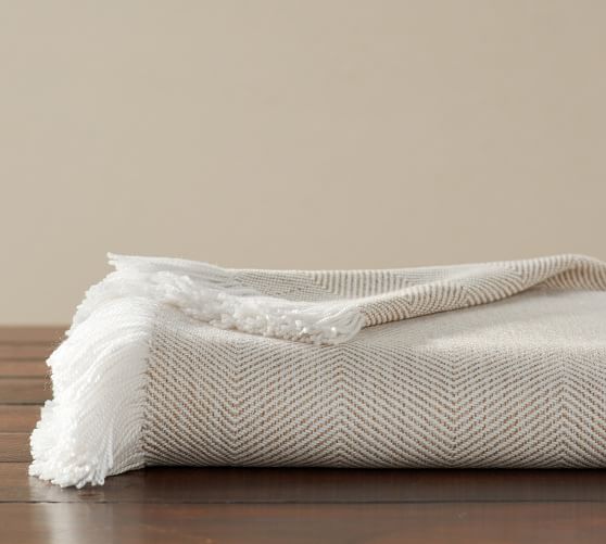 Sunbrella® Indoor/Outdoor Throw Pottery Barn