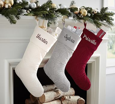 Pottery Barn Stockings Personalized