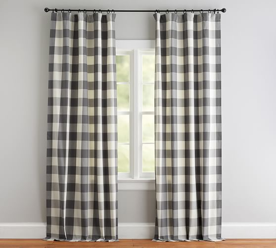 Buffalo Check Curtain Gray Pottery Barn Scroll To Previous Item