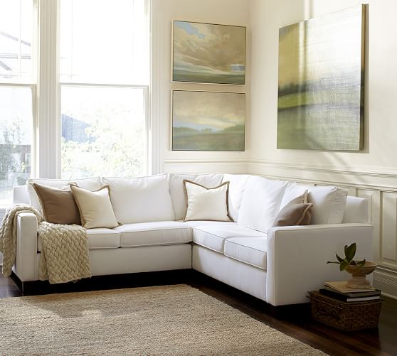 Cameron Square Arm Upholstered 3 Piece L Shaped Sectional With Cameron Square Arm Upholstered 3 Piece L Shaped Sectional With Corner