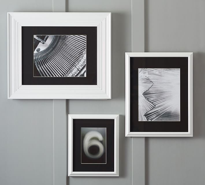 Gallery In A Box Black Mats Eliza Frames Pottery Barn