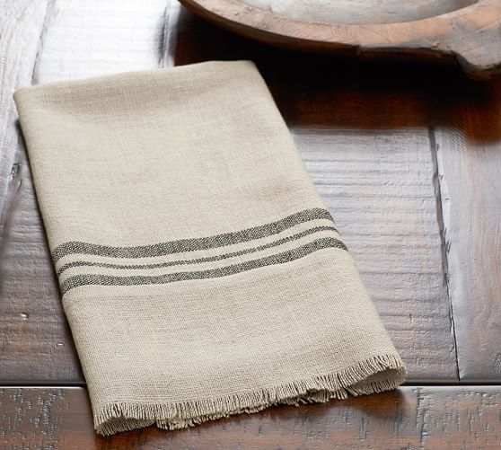 Napa Stripe Tea Towel Pottery Barn Napa Stripe Tea Towel
