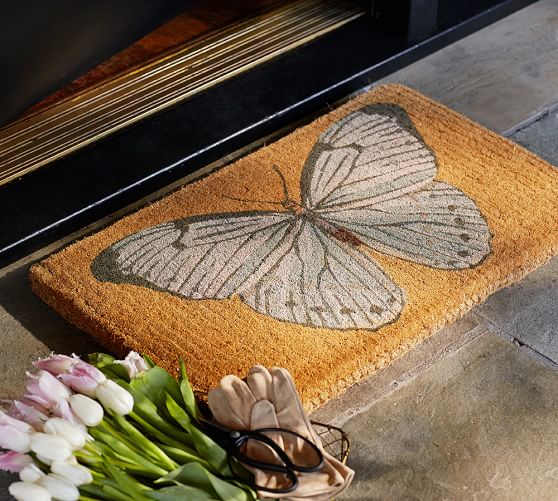 Butterfly Doormat Pottery Barn