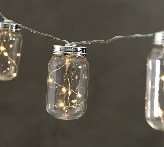 Mason Jar String Lights Pottery Barn Mason Jar String Lights