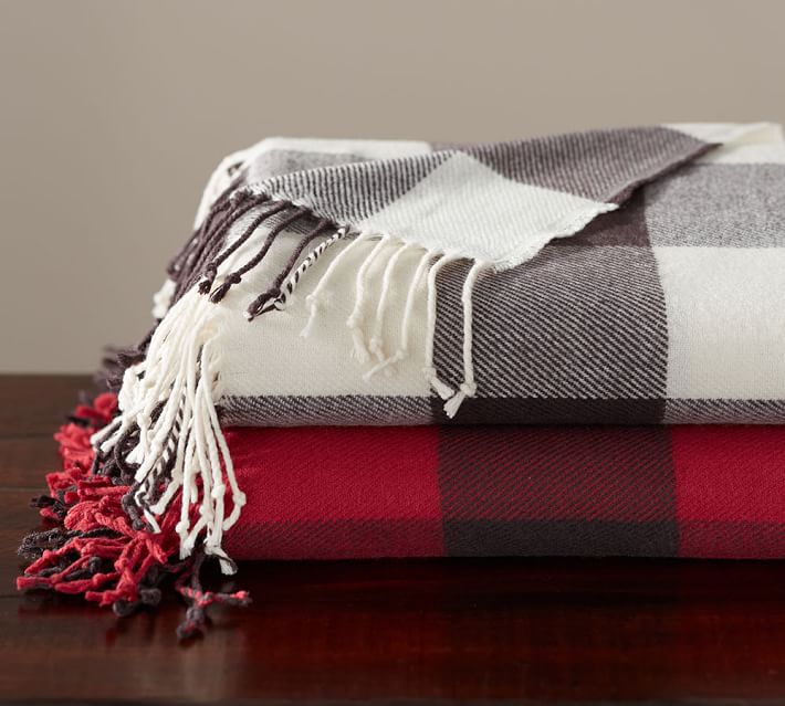 Buffalo Check Throw Pottery Barn