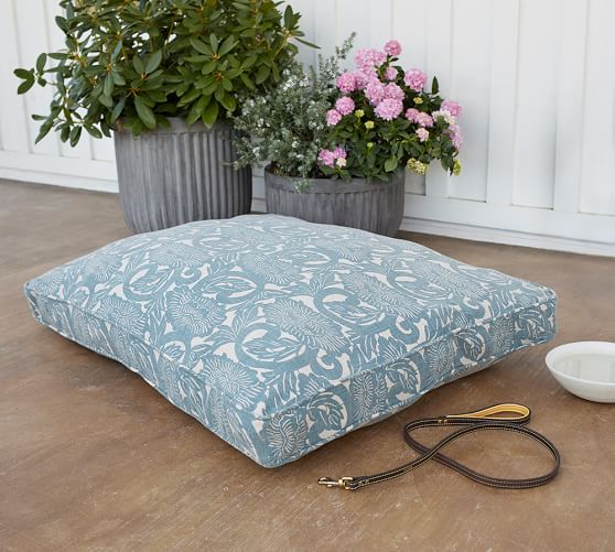 Shibori Fl Pet Bed Cover Pottery Barn
