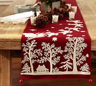 108 inch table runner christmas 108 inch table runner sleigh bell crewel embroidered runner in pottery barn 108 inch table runner christmas 108 inch table runner sleigh bell crewel embroidered runner in pottery barn