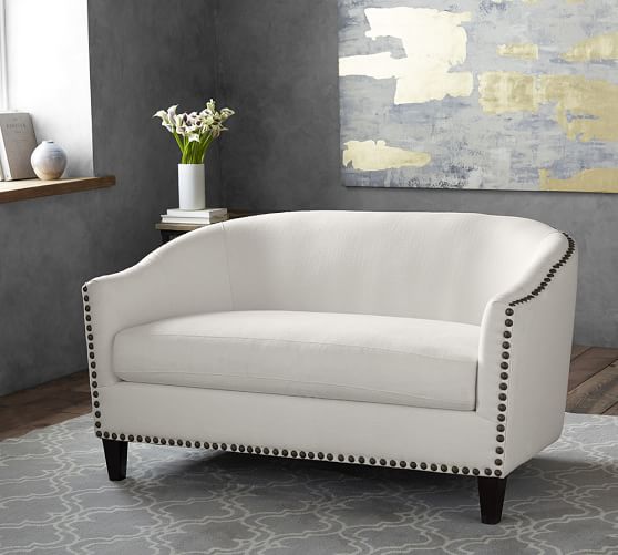 Harlow Upholstered Sofa Pottery Barn Save