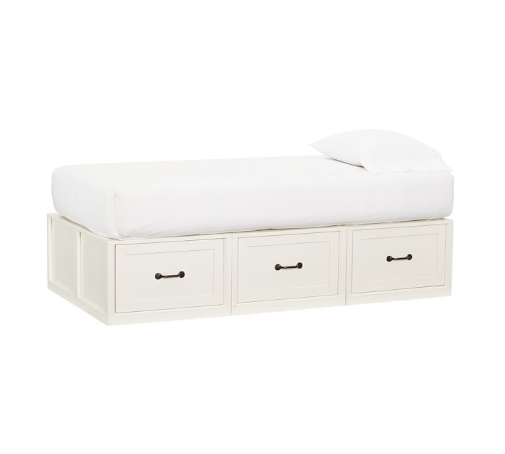 Stratton Storage Platform Daybed With Drawers Pottery Barn