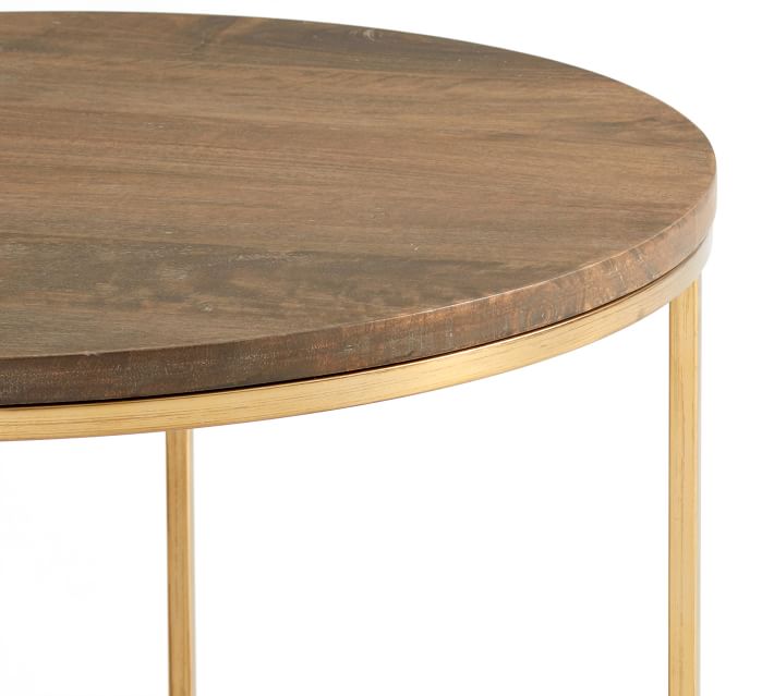 Delaney Round Coffee Table Pottery Barn