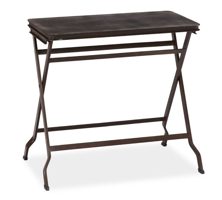 Carter Metal Folding Tray Table Pottery Barn