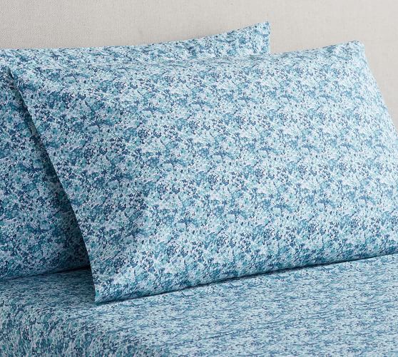 Alissa Organic Floral Sheet Set Pottery Barn