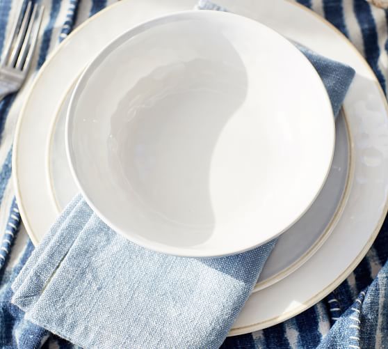 Cabana Melamine, 12 Piece Set - Stone