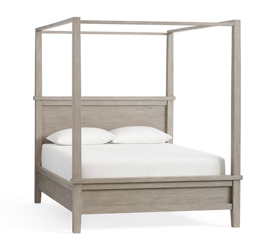 farmhouse canopy bed pottery barn