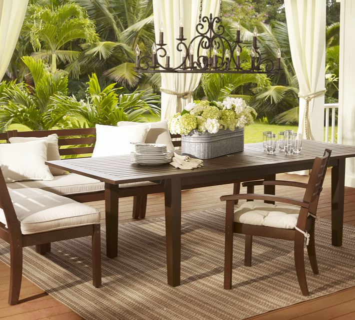 Chesapeake Rectangular Extending Dining Table Pottery Barn