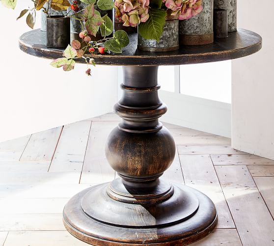 Dawson Pedestal End Table Pottery Barn