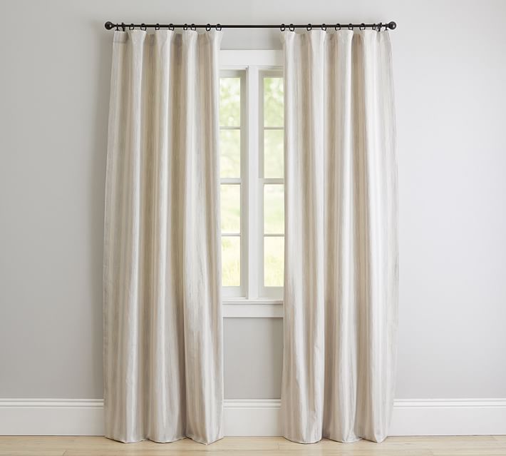 Jamie Stripe Curtain Pottery Barn