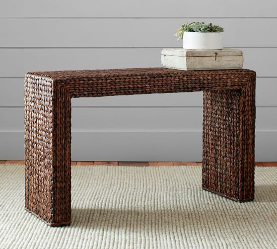 Seagrass Console Table Pottery Barn