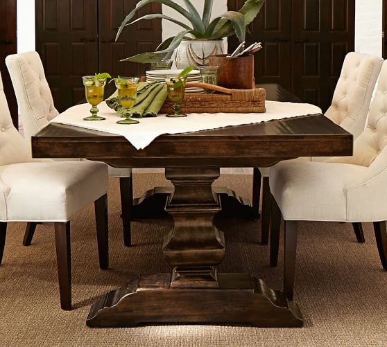 Banks Extending Dining Table Alfresco Brown Pottery Barn Scroll To Previous Item