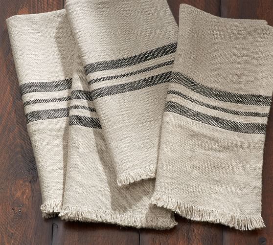 Napa Stripe Napkin Set Of 4 Pottery Barn Napa Stripe Napkin Set Of 4
