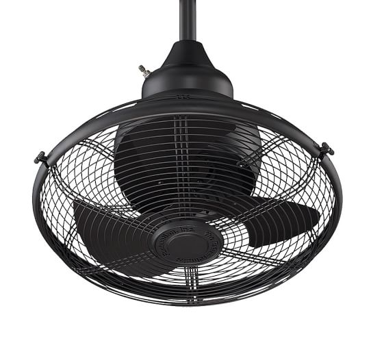 Extraordinaire Indoor Outdoor Ceiling Fan Matte Black Pottery Barn Extraordinaire Indoor Outdoor Ceiling Fan Matte Black