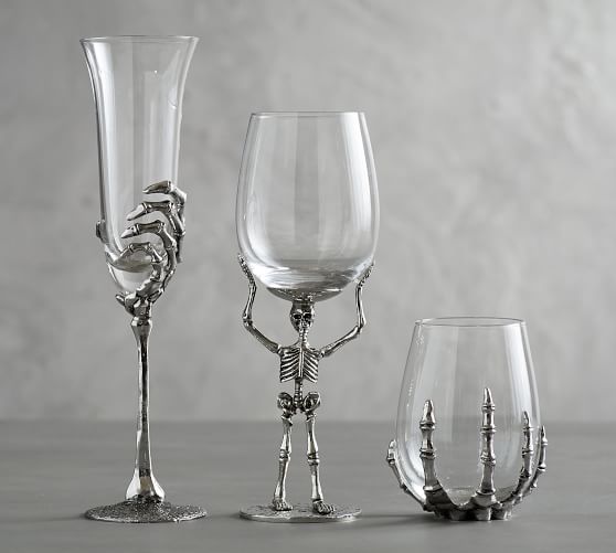Skeleton Wine Glasses | Pottery Barn