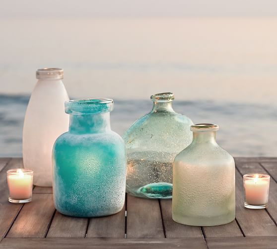 Sea Glass Vases Pottery Barn