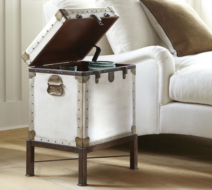 Ludlow Trunk End Table Pottery Barn