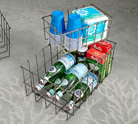 Logan Wire Baskets Pottery Barn