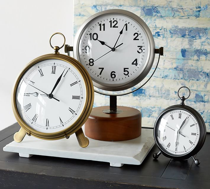 pocket watch clock pottery barn