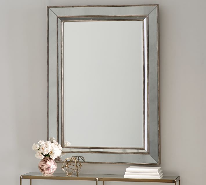 marlena antique rectangular mirror