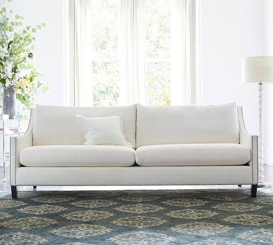 Pasadena Upholstered Sofa Pottery Barn Pasadena Upholstered Sofa