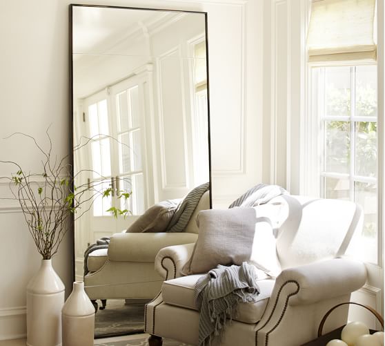 berke oversized floor mirror pottery barn