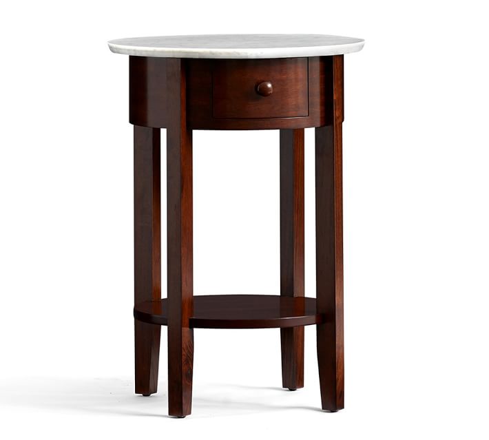 Julia Nightstand With Marble Top Pottery Barn