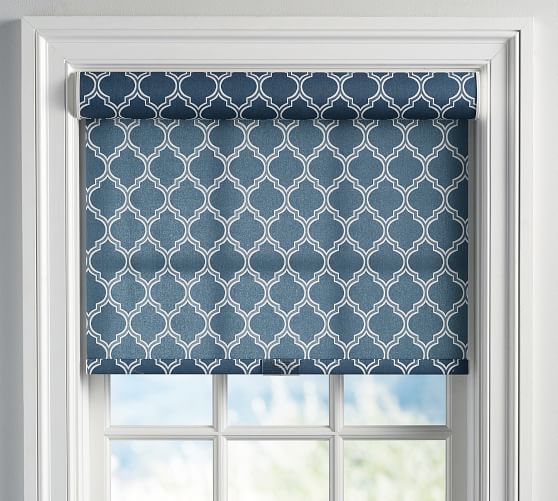 Bali® Cordless Custom Roller Contour Shade Waterfall Pottery Barn