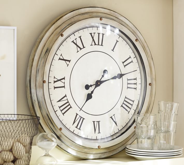 White Station Clock Pottery Barn