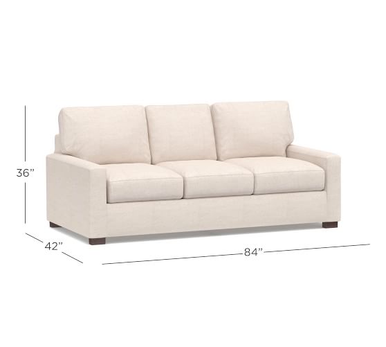 Turner Square Arm Upholstered Sofa Pottery Barn